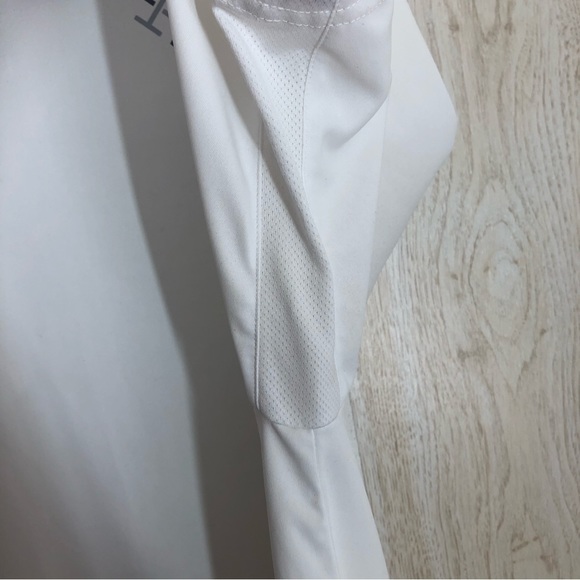 Adidas Golf ClimaCool Performance Torrey Pines White Polo Shirt - Picture 7 of 9